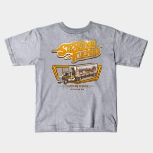 SNOWMAN TRUCKING INC. // Kids T-Shirt